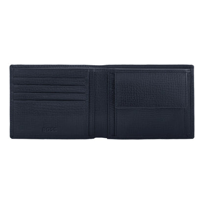 HUGO BOSS HLM632N Πορτοφόλι Grid Blue Wallet