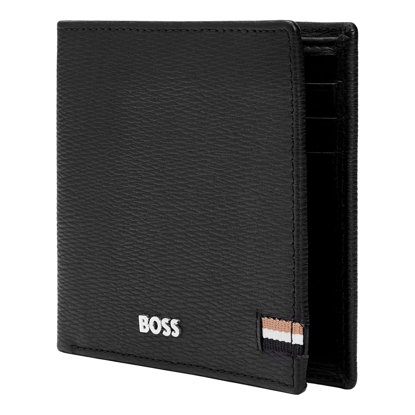 HUGO BOSS HLN421A Πορτοφόλι Iconic Black Black Money Wallet