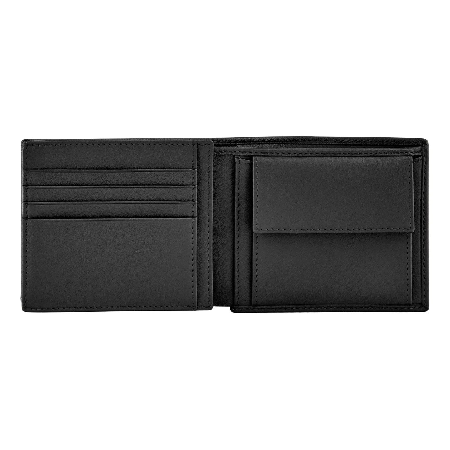 HUGO BOSS HLN526A Πορτοφόλι Double B Saffiano Black Money Wallet