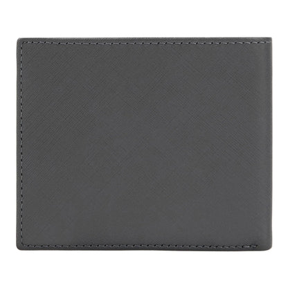 HUGO BOSS HLN526H Πορτοφόλι Double B Saffiano Grey Money Wallet