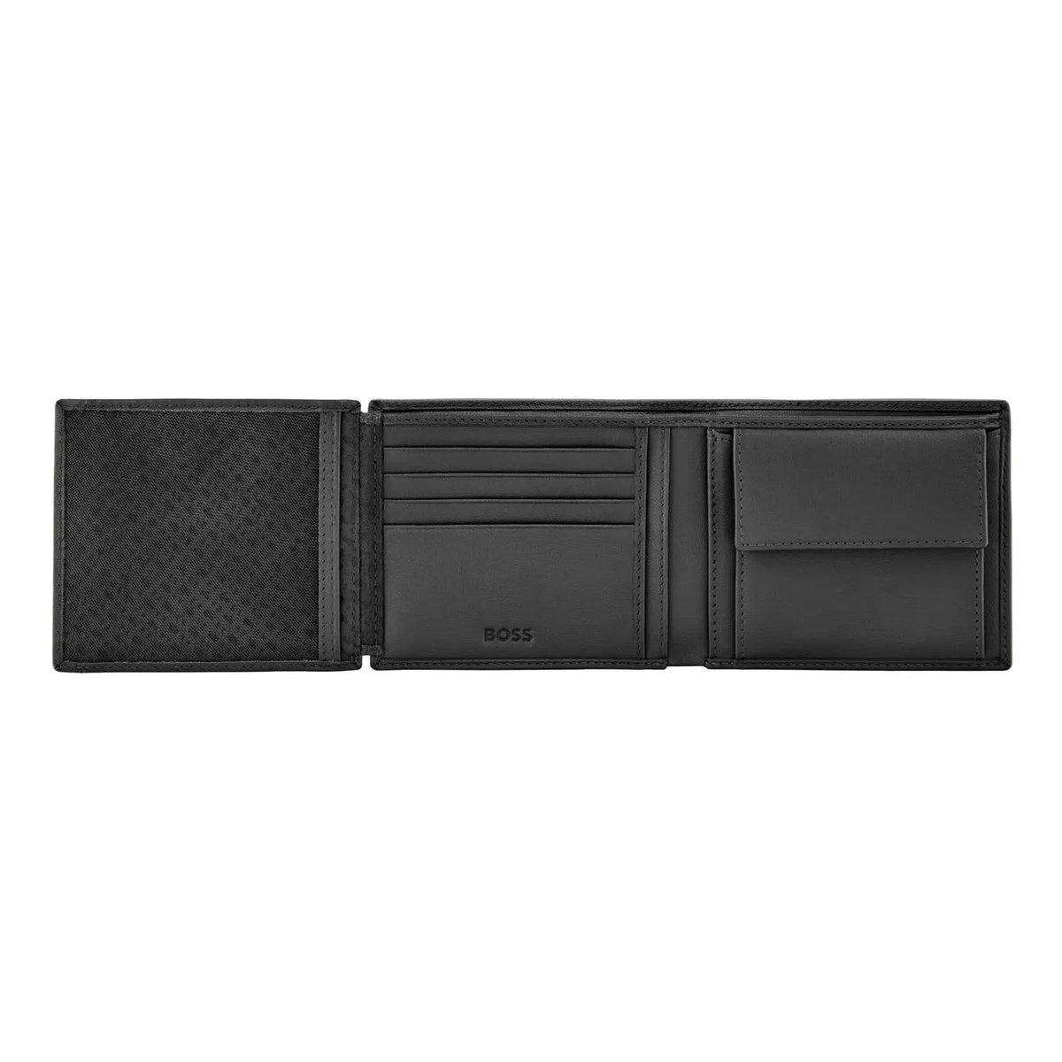 HUGO BOSS HLN630A Πορτοφόλι Emblematic Black Money Wallet