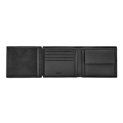 HUGO BOSS HLN630A Πορτοφόλι Emblematic Black Money Wallet