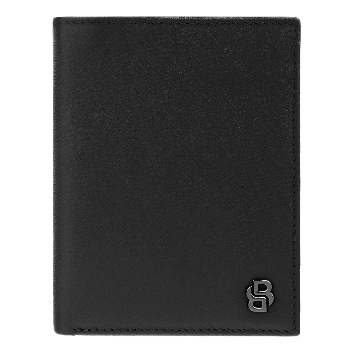 HUGO BOSS HLO526A Πορτοφόλι Double B Saffiano Black Wallet