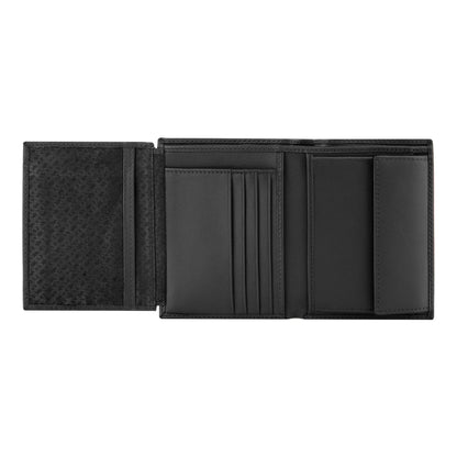 HUGO BOSS HLO526A Πορτοφόλι Double B Saffiano Black Wallet