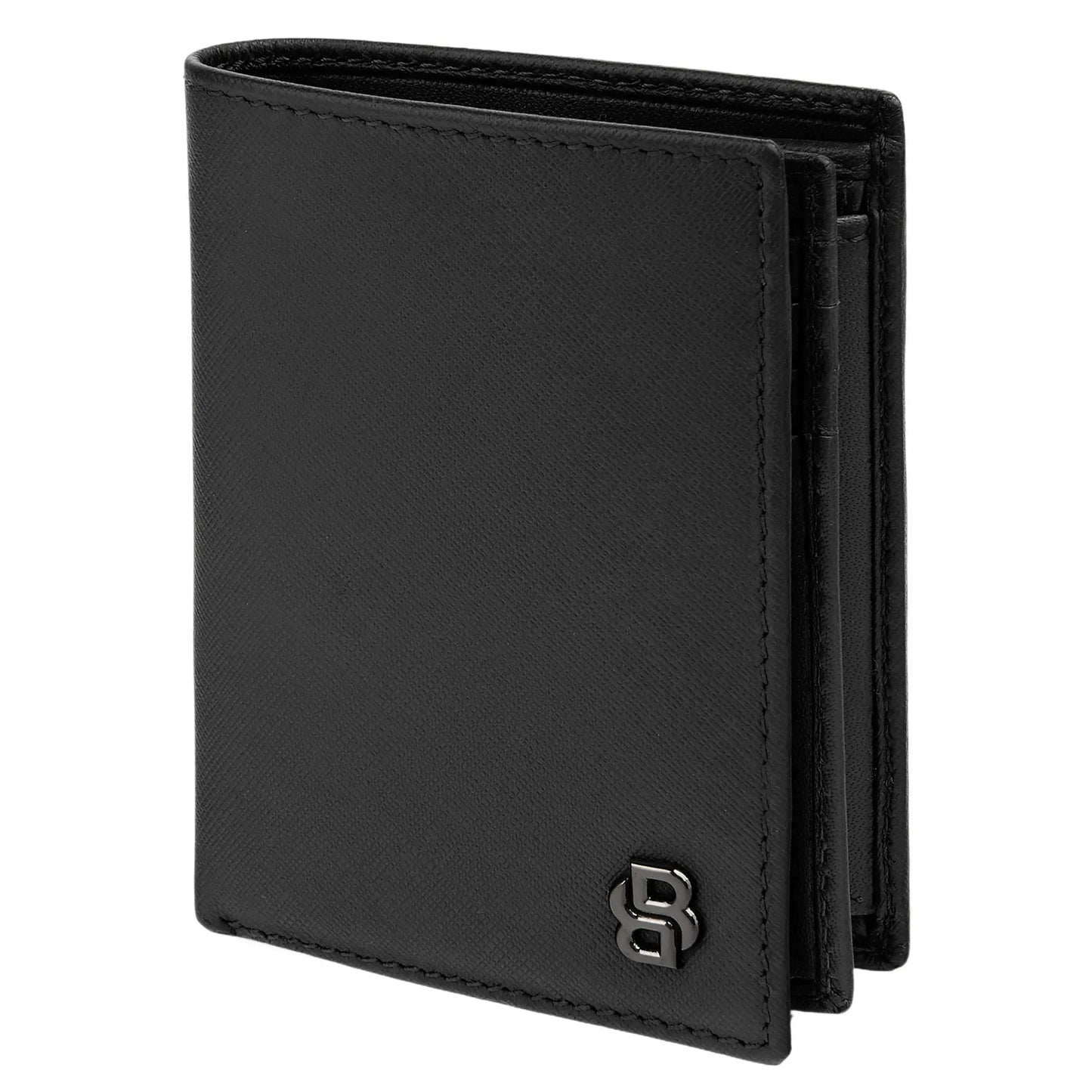 HUGO BOSS HLO526A Πορτοφόλι Double B Saffiano Black Wallet