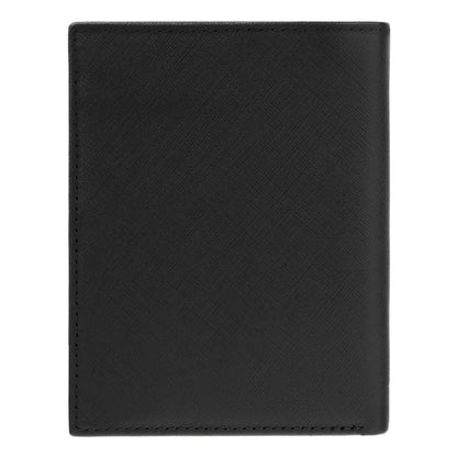 HUGO BOSS HLO526A Πορτοφόλι Double B Saffiano Black Wallet