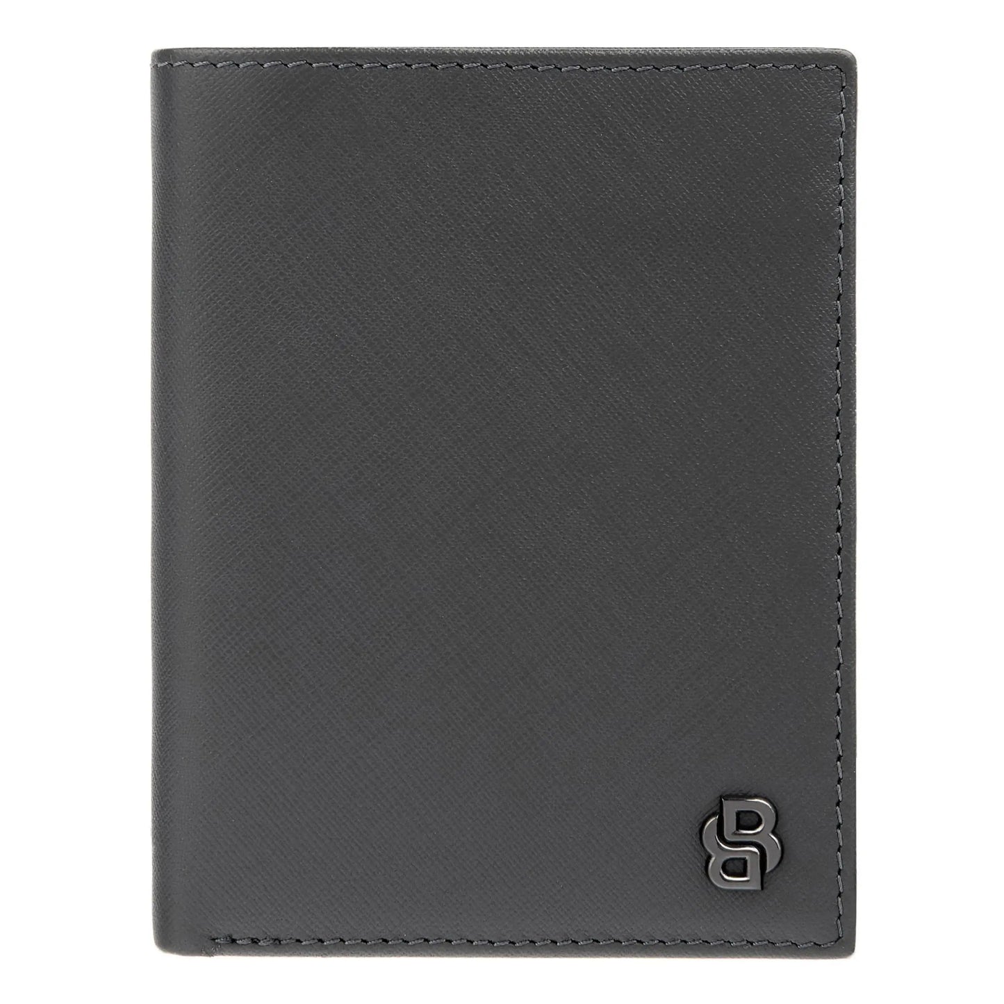 HUGO BOSS HLO526H Πορτοφόλι Double B Saffiano Grey Wallet
