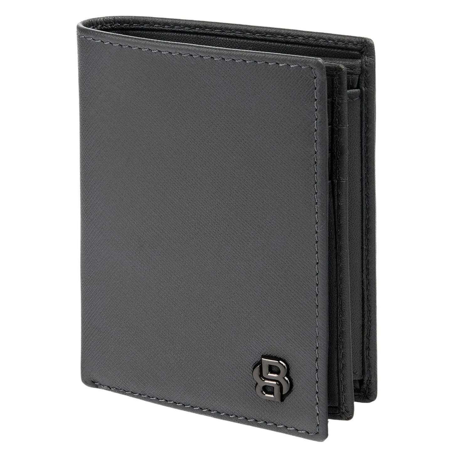 HUGO BOSS HLO526H Πορτοφόλι Double B Saffiano Grey Wallet