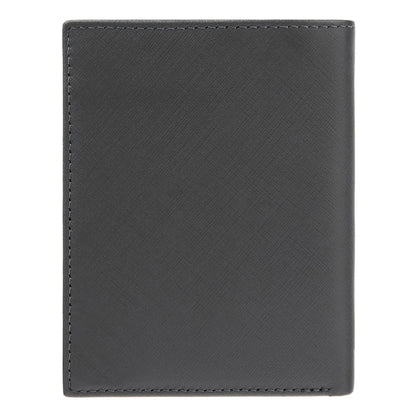 HUGO BOSS HLO526H Πορτοφόλι Double B Saffiano Grey Wallet