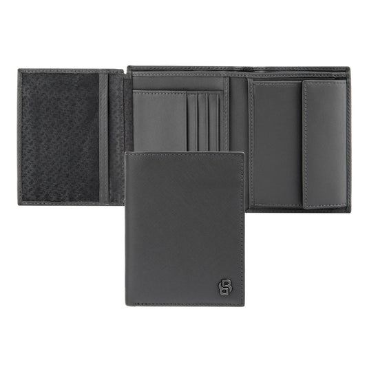 HUGO BOSS HLO526H Πορτοφόλι Double B Saffiano Grey Wallet