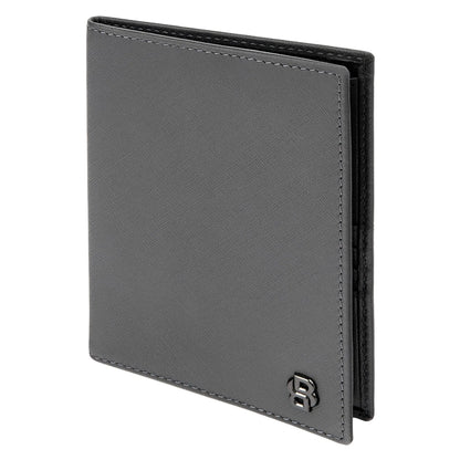 HUGO BOSS HLP526H Passport Holder Double B Saffiano Grey