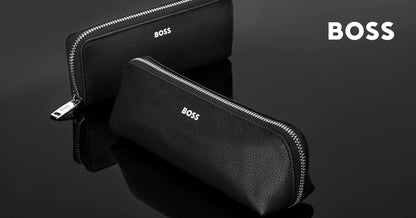 HUGO BOSS HLS417A Κασετίνα Classic Grained Black Pen Case