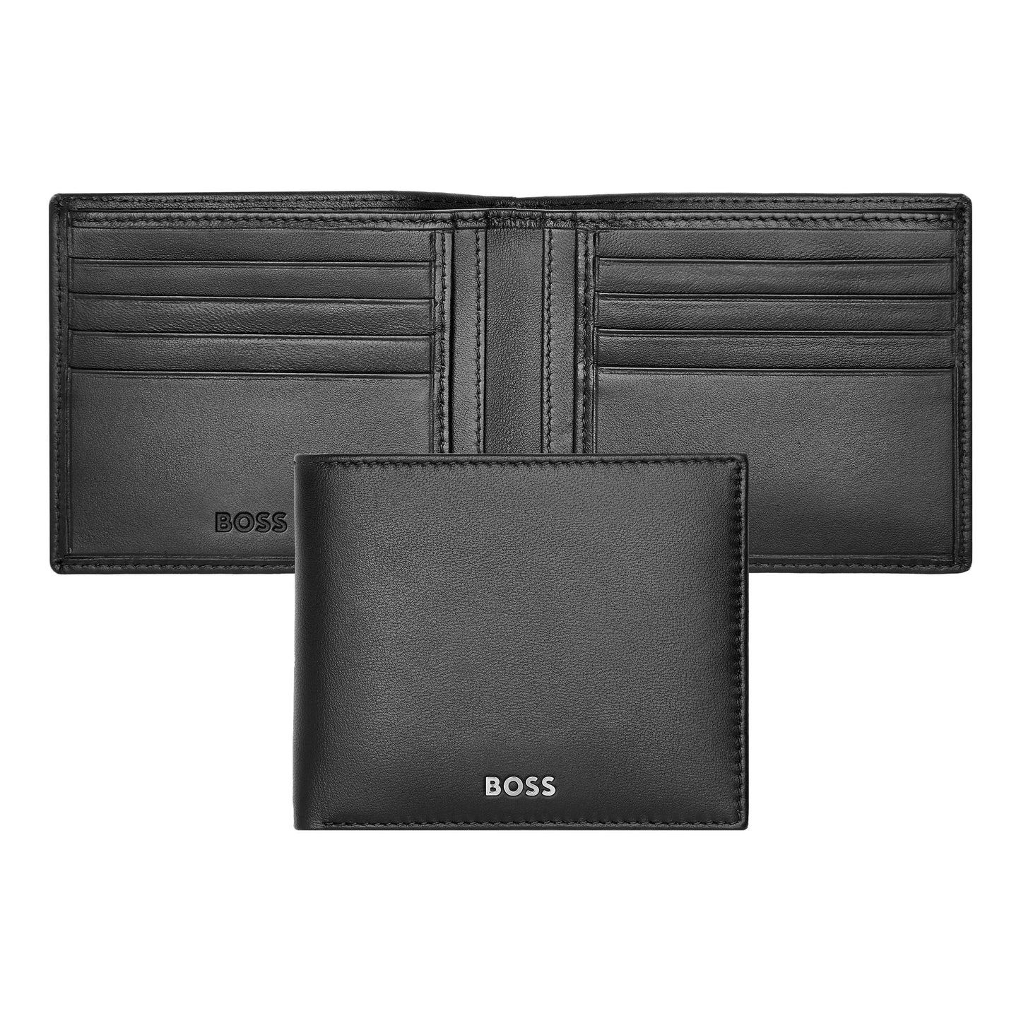HUGO BOSS HLW403A Πορτοφόλι Classic Smooth Black Wallet