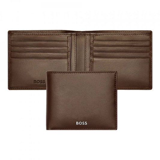 HUGO BOSS HLW403Y Πορτοφόλι Classic Smooth Brown Wallet