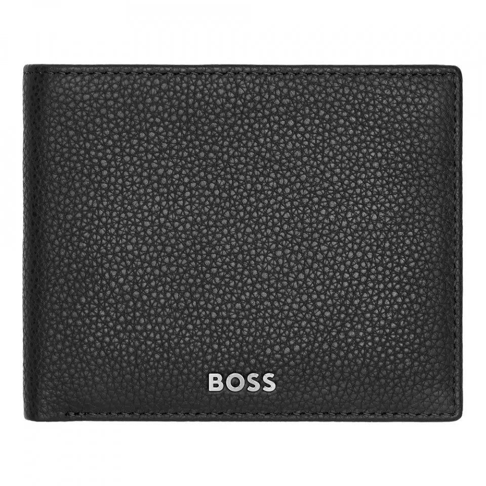 HUGO BOSS HLW416A Πορτοφόλι Classic Grained Black Wallet