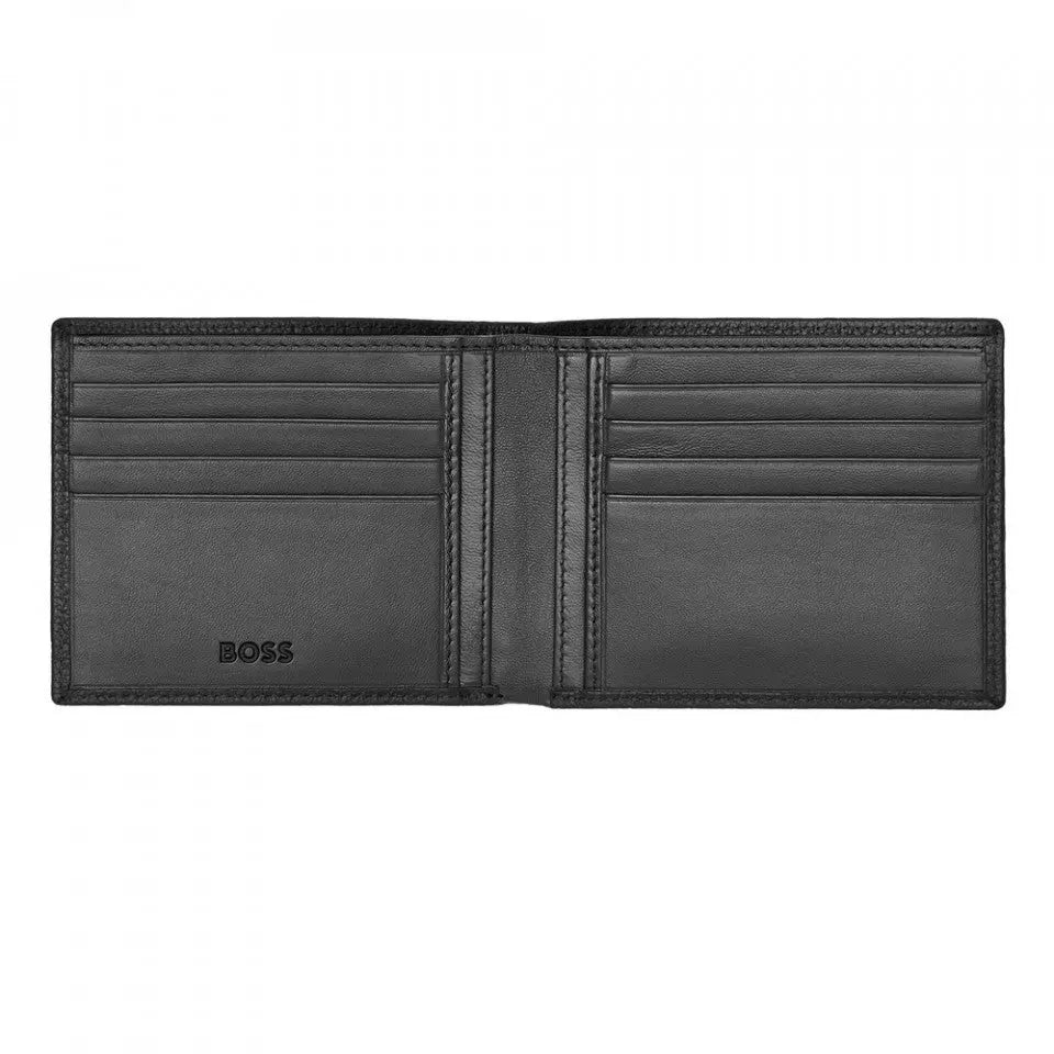 HUGO BOSS HLW416A Πορτοφόλι Classic Grained Black Wallet