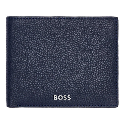 HUGO BOSS HLW416N Πορτοφόλι Classic Grained Blue Wallet