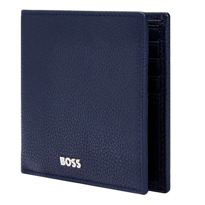 HUGO BOSS HLW416N Πορτοφόλι Classic Grained Blue Wallet