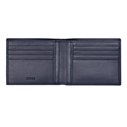 HUGO BOSS HLW416N Πορτοφόλι Classic Grained Blue Wallet