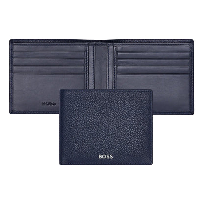 HUGO BOSS HLW416N Πορτοφόλι Classic Grained Blue Wallet