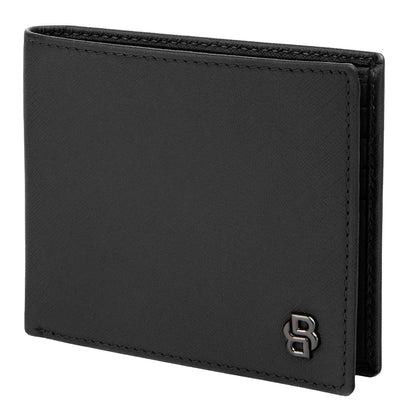 HUGO BOSS HLW526A Πορτοφόλι Double B Saffiano Black Wallet