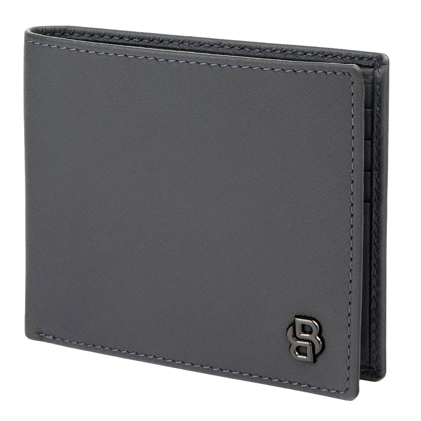 HUGO BOSS HLW526H Πορτοφόλι Double B Saffiano Grey Wallet