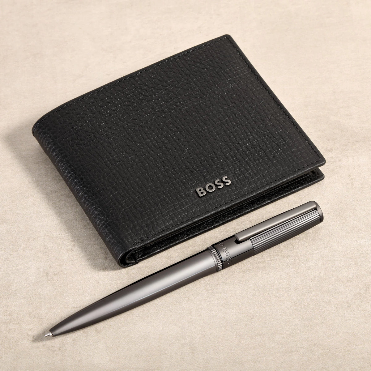 HUGO BOSS HLW632A Πορτοφόλι Grid Black Wallet