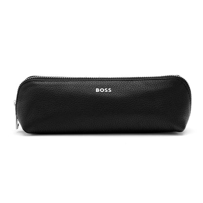 HUGO BOSS HLX417A Κασετίνα Zipped Classic Grained Black Big Pen Case