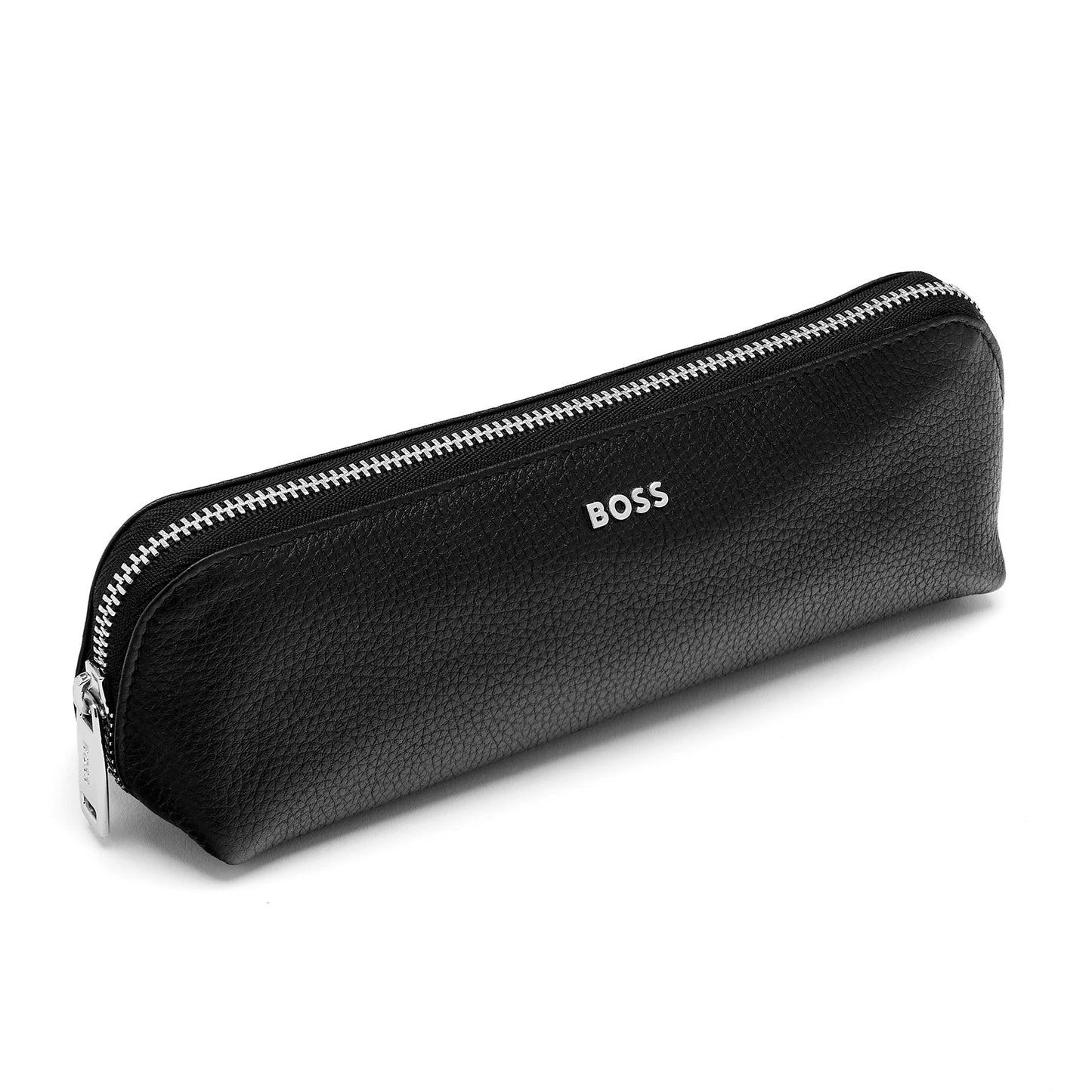 HUGO BOSS HLX417A Κασετίνα Zipped Classic Grained Black Big Pen Case