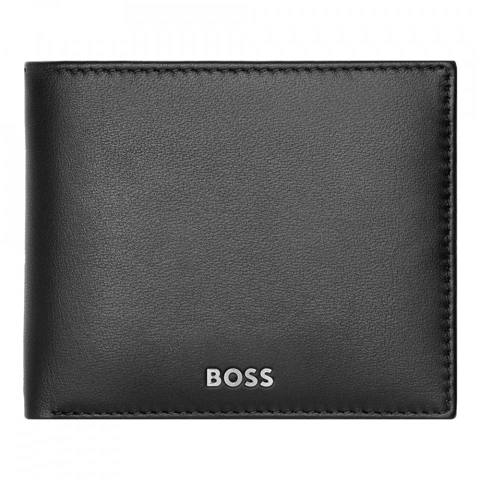 HUGO BOSS HLY403A Πορτοφόλι Flap Classic Smooth Black Wallet