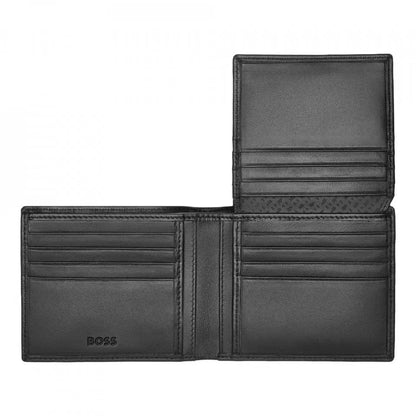 HUGO BOSS HLY403A Πορτοφόλι Flap Classic Smooth Black Wallet