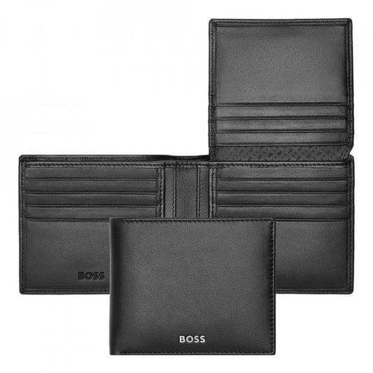 HUGO BOSS HLY403A Πορτοφόλι Flap Classic Smooth Black Wallet