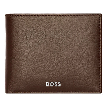 HUGO BOSS HLY403Y Πορτοφόλι Flap Classic Smooth Brown Wallet