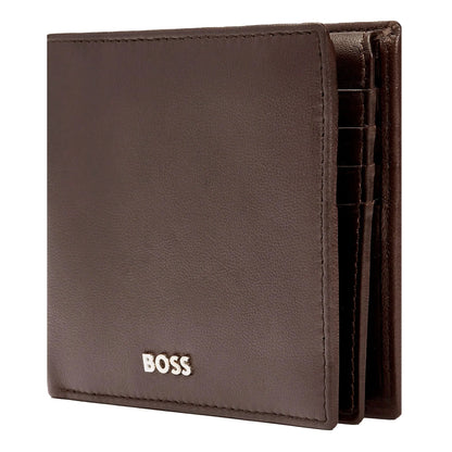 HUGO BOSS HLY403Y Πορτοφόλι Flap Classic Smooth Brown Wallet