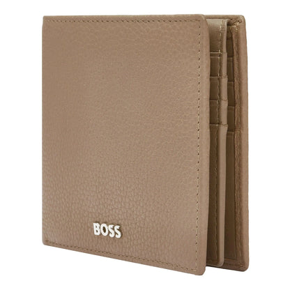 HUGO BOSS HLY416X Πορτοφόλι Flap Classic Grained Camel Wallet