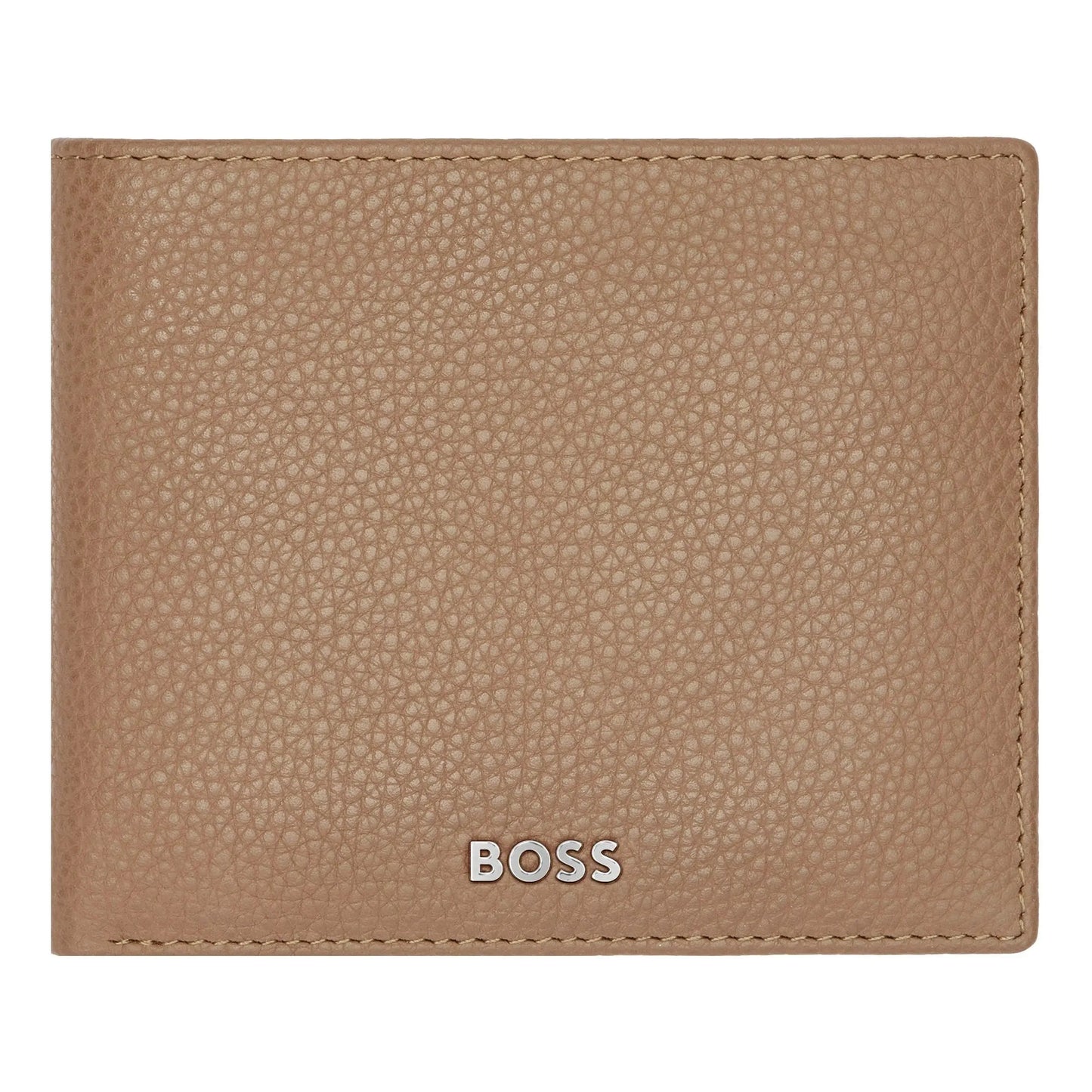 HUGO BOSS HLY416X Πορτοφόλι Flap Classic Grained Camel Wallet