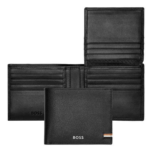 HUGO BOSS HLY421A Πορτοφόλι Flap Iconic Black Wallet