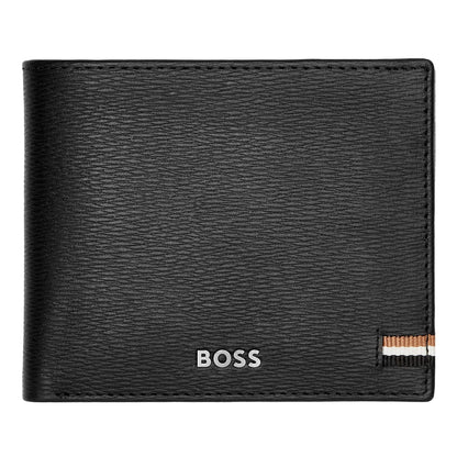 HUGO BOSS HLY421A Πορτοφόλι Flap Iconic Black Wallet