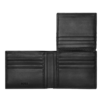 HUGO BOSS HLY421A Πορτοφόλι Flap Iconic Black Wallet