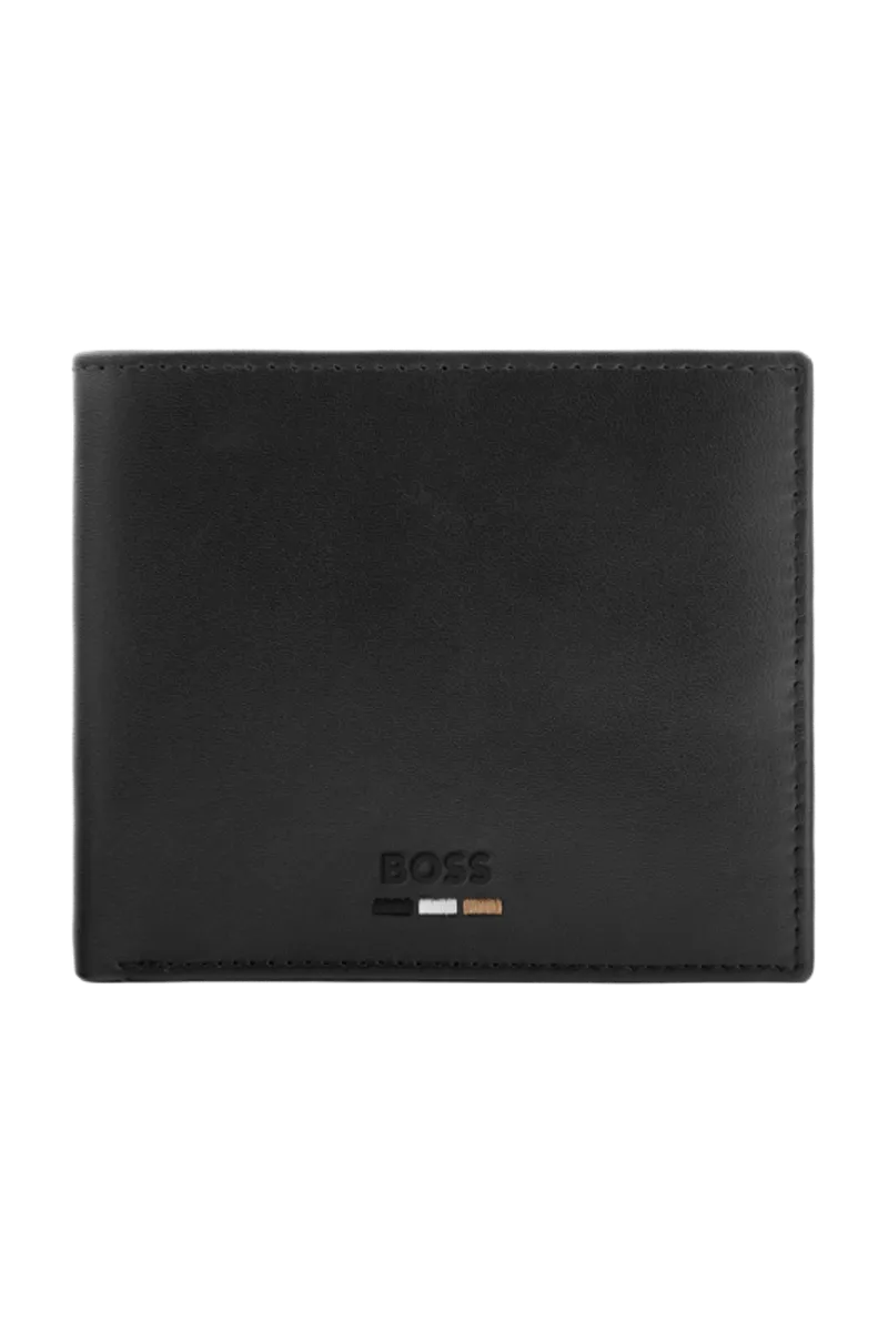 HUGO BOSS HLY630A Πορτοφόλι Emblematic Black Flap Wallet