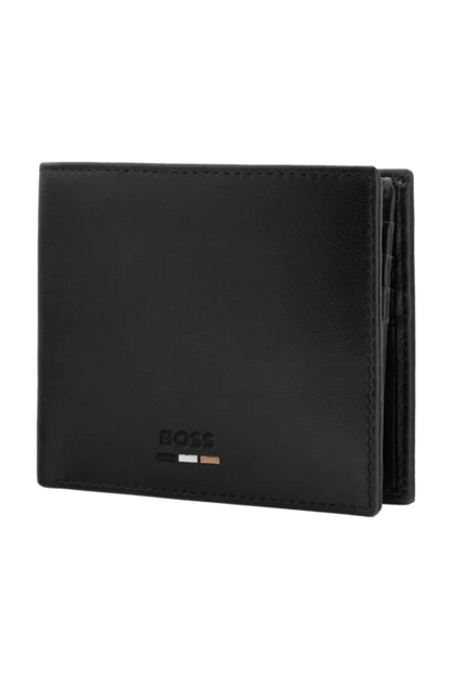 HUGO BOSS HLY630A Πορτοφόλι Emblematic Black Flap Wallet