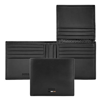 HUGO BOSS HLY630A Πορτοφόλι Emblematic Black Flap Wallet