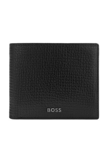 HUGO BOSS HLY632A Πορτοφόλι Grid Black Flap Wallet