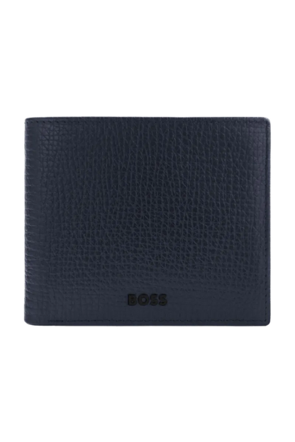HUGO BOSS HLY632N Πορτοφόλι Grid Navy Flap Wallet