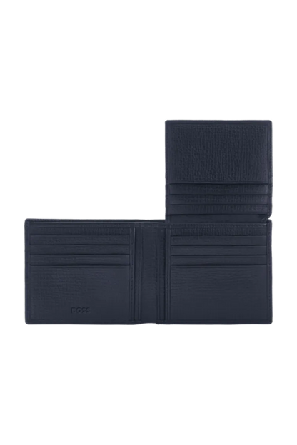 HUGO BOSS HLY632N Πορτοφόλι Grid Navy Flap Wallet