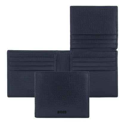 HUGO BOSS HLY632N Πορτοφόλι Grid Navy Flap Wallet