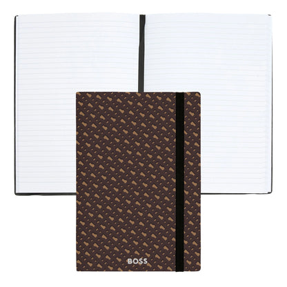 HUGO BOSS HNH121AD Notebook A5 Essential Storyline Black Notebook