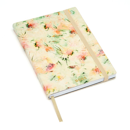 HUGO BOSS HNH418GL Σημειωματάριο A5 Tie-Dye Flower Cream Lined Notebook