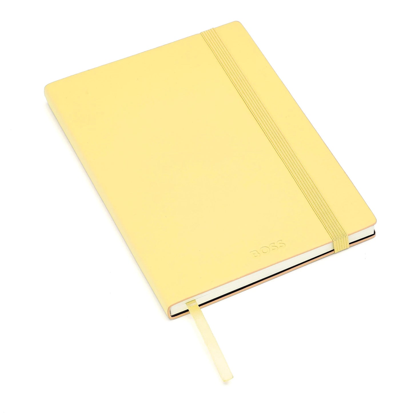 HUGO BOSS HNH422SL Σημειωματάριο A5 Pastel Classic Light Yellow Lined Notebook