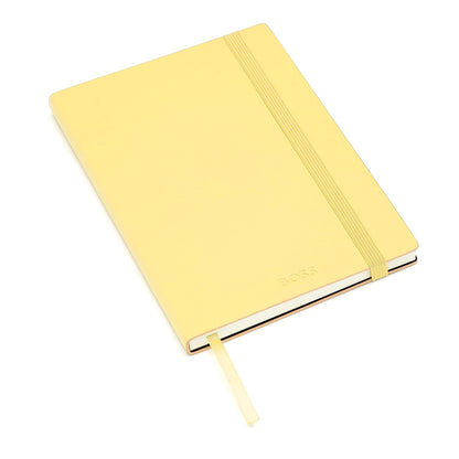 HUGO BOSS HNH422SL Σημειωματάριο A5 Pastel Classic Light Yellow Lined Notebook